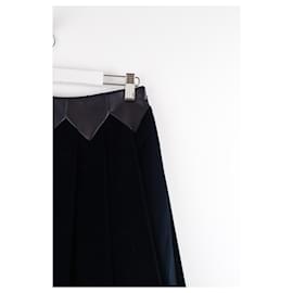 Kenzo-Mini falda de algodón-Azul