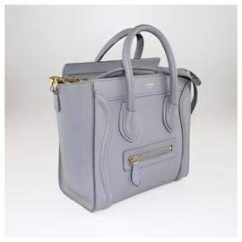 Céline-Celine Grey Nano Luggage Tote-Grey