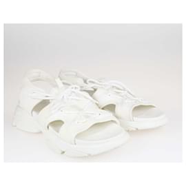 Christian Dior-Christian Dior Sandales D Connect blanches-Blanc
