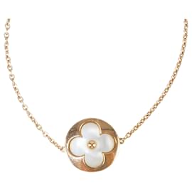 Louis Vuitton-Louis Vuitton Rose Gold 18K Blossom Sun Mother Of Pearl Bracelet-Golden