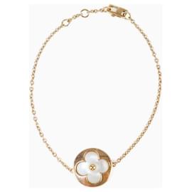 Louis Vuitton-Louis Vuitton Rose Gold 18K Blossom Sun Mother Of Pearl Bracelet-Golden