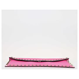 Valentino-Bolso tipo sobre rosa Rockstud de Valentino-Rosa