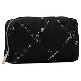 Chanel-Chanel Old Travel Line Pouch Black-Black