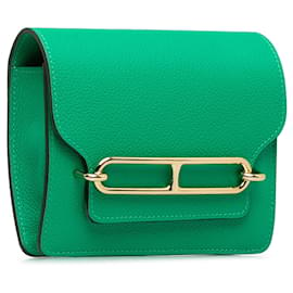 Hermès-Hermes Evercolor Roulis cartera delgada verde-Verde