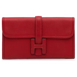 Hermès Cartera Hermes Swift Jige Duo Roja Roja