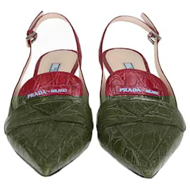 Prada-PRADA Heels T.EU  Leather-Red
