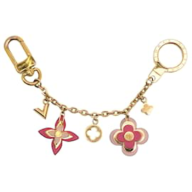 Louis Vuitton-Charm para bolso de flores florecientes con monograma de Louis Vuitton Dorado-Dorado
