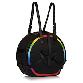 Louis Vuitton-Baule per cappello morbido Louis Vuitton Taiga Rainbow nero-Nero