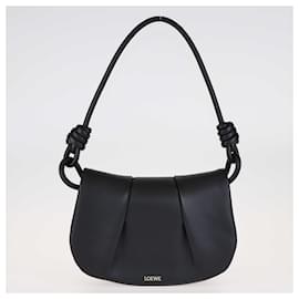 Loewe-Loewe Black Paseo Top Handle Bag-Black