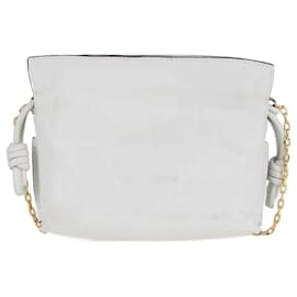 Loewe-Pochette Loewe Flamenco Nano bianca-Bianco