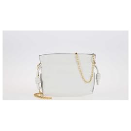 Loewe-Pochette Loewe Flamenco Nano bianca-Bianco