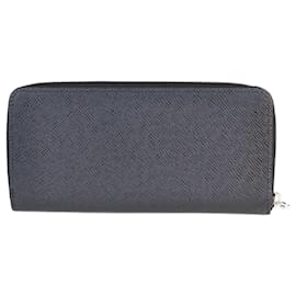 Louis Vuitton-Louis Vuitton Black Vertical Zippy Wallet-Black