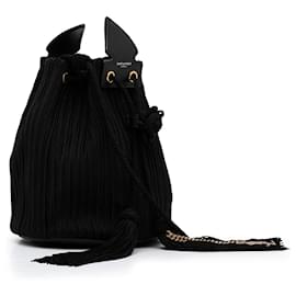 Saint Laurent-Saint Laurent Anja Bucket Bag Black-Black