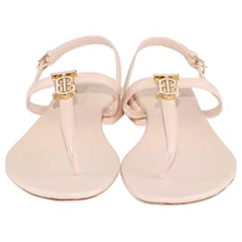 Burberry-Burberry – Emily – Sandalen aus rosa Leder-Pink