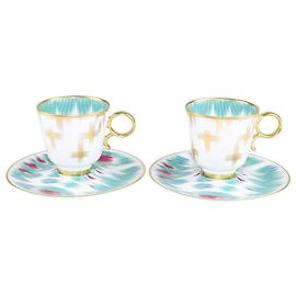 Hermès Hermes Voyage En Ikat Coffee Cups Set Other