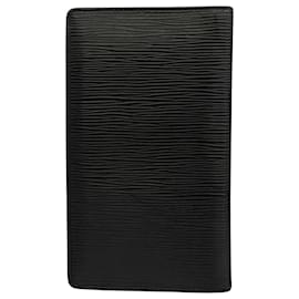Louis Vuitton-Louis Vuitton Porte carte lined-Black