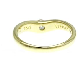 Tiffany & Co-Faixa curva Tiffany & Co-Dourado