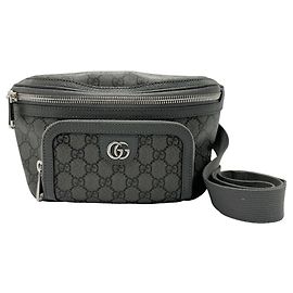Gucci Cross Patch Belt Grey