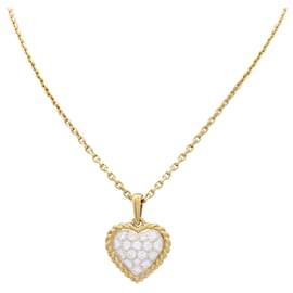 Autre Marque-Vintage Van Cleef & Arpels pendant, "Heart", Yellow gold, diamants.-Other