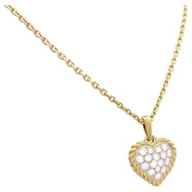 Autre Marque-Vintage Van Cleef & Arpels pendant, "Heart", Yellow gold, diamants.-Other