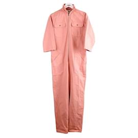 Autre Marque-Cotton jumpsuit-Pink