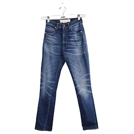 Golden Goose-Jeans slim in cotone-Blu