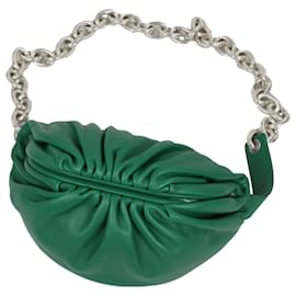 Bottega Veneta-BOTTEGA VENETA Bolso The Belt Chain de napa en verde carreras-Verde