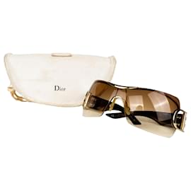 Dior-Christian Dior Armação de tartaruga Airspeed 1 Óculos de sol-Marrom