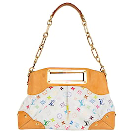 Louis Vuitton-Borsa a tracolla Judy con monogramma multicolore Murakami di Louis Vuitton-Bianco