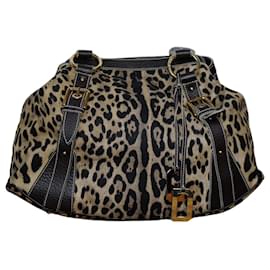 Dolce & Gabbana-Handtasche Animal Print-Beige