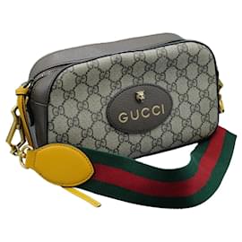 Gucci-Bolsa Messenger Neo Vintage GG Supreme-Marrom
