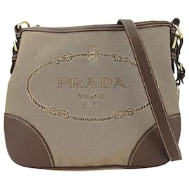 Prada-Prada Logo Jacquard-Marrom