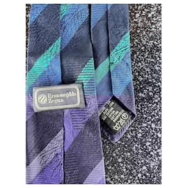 Ermenegildo Zegna-Ties-Blue