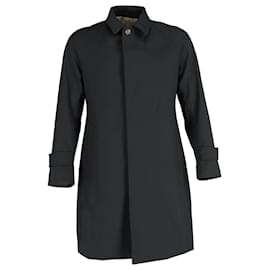 Loro Piana-Imperméable Loro Piana Storm System en laine noire-Noir