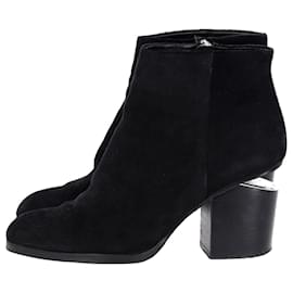 Alexander Wang-Alexander Wang Gabi Boots in Black Suede-Black