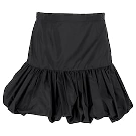 Stella Mc Cartney-Stella McCartney Bubble Skirt in Black Silk-Black