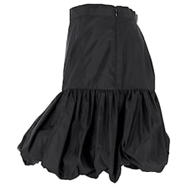 Stella Mc Cartney-Stella McCartney Bubble Skirt in Black Silk-Black
