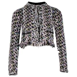 Chanel-Chanel Cropped Jacket in Multicolor Wool-Other