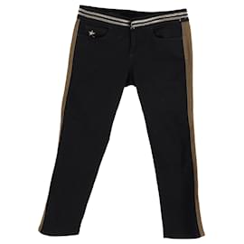 Gucci-Gucci Side Stripe Jeans aus schwarzer Baumwolle-Schwarz