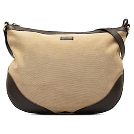 Gucci-Gucci Canvas Hobo Shoulder Bag Canvas Shoulder Bag 272380 in good condition-Other