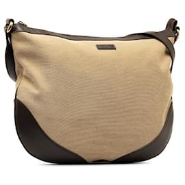 Gucci-Gucci Canvas Hobo Shoulder Bag Canvas Shoulder Bag 272380 in good condition-Other