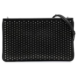 Christian Louboutin-Christian Louboutin Loubiposh Spiked Clutch Bag Leather Shoulder Bag 1165013 in excellent condition-Other