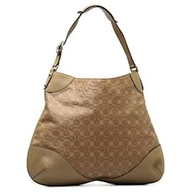Gucci-Sac à bandoulière en cuir Gucci Leather GG Horsebit Hobo Bag 272389 en bon état-Autre