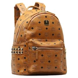 MCM-MCM Visetos Stark Backpack Leather Backpack MMKAAVE10 in excellent condition-Other
