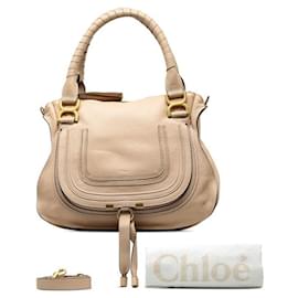 Chloé-Chloe Leather Marcie Handle Bag  Leather Tote Bag in Good condition-Other