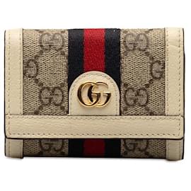Gucci-Gucci GG Ophidia Short Wallet  Canvas Short Wallet 644334 in good condition-Other