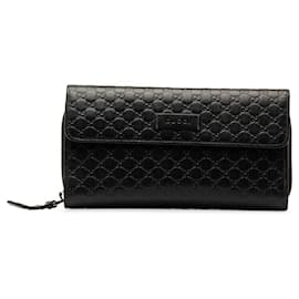 Gucci-Gucci Microguccissima Continental Flap Wallet  Leather Long Wallet 449364 in good condition-Other