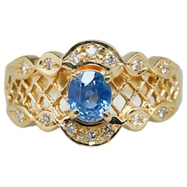 & Other Stories-andere 18K Diamant & Saphir Ring Metallring in ausgezeichnetem Zustand-Andere