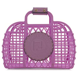 Fendi-Fendi Purple Small Recycled Plastic Basket-Purple