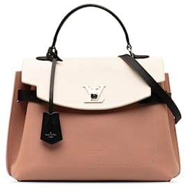 Louis Vuitton-Louis Vuitton Lockme Ever Rosa MM-Rosa,Bianco